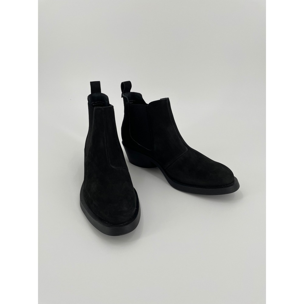 Camper Bonnie Black Nubuck Chelsea Ankle Boots Womens EU 39 US 8.5 Pull On